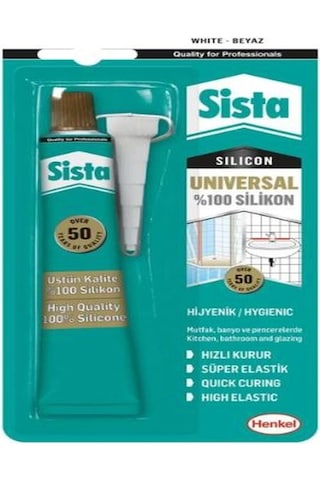 Sista Üniversal Silikon Şeffaf 50g Blister