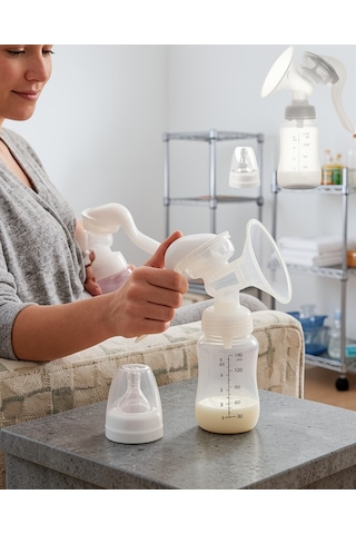 Manuel Göğüs Pompası 180 Ml Bpa İçermeyen Taşınabilir Uczzzgöğüssütpompası