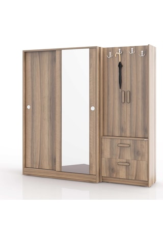 Abre Vm-300348 Dore Ceviz Vestiyer Portmanto Diğer