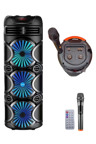 T-Max HTM- 8835 Kablosuz Mikrofonlu Kumandalı 82 CM Dev Speaker