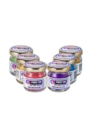 6'lı Sedefli Metalik Toz Pigment Boya Seti / Power Time Epoxy