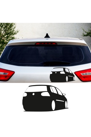 Volkswagen Golf Polo Sticker, Volkswagen Oto Sticker 21x12 Cm