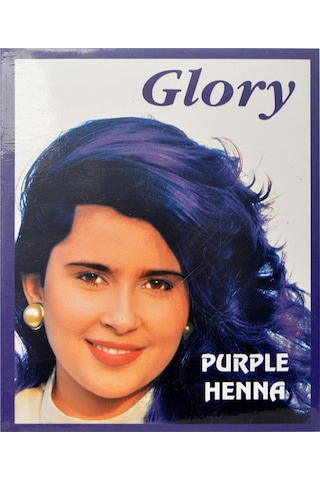 Glory Mor Hint Kınası (Purple Henna) 10 Gr Paket