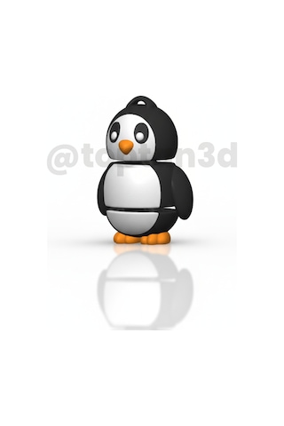 10 Adet Penguen Anahtarlık Hareketli, Hediyelik, 3d Oyuncaklı Anahtarlık