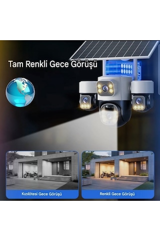 Inox Digital X14 4g E-simli 4 Kameralı Güneş Enerjili Güvenlik Kamerası