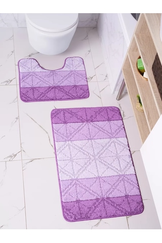 Solın Banyo Ve Tuvalet İçin Kaymaz Paspas 173705096 Leylak