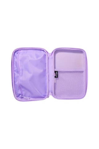 Smiggle All Stars Sert Kapaklı Çift Katlı Kalem Kutusu Mor