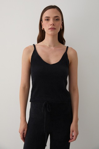 Siyah Yumoş Üçlü Takım Siyah