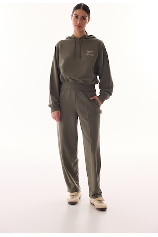 Penti Haki Kapüşonlu Crop Sweatshirt