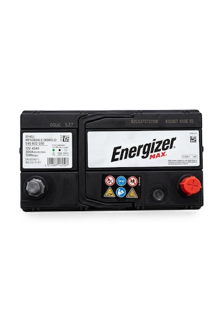 Energizer Max Ep45j 12 V 45 Ah 300 Cca Honda Aküsü