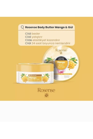 Rosense Body Butter Mango & Gül 150 Ml