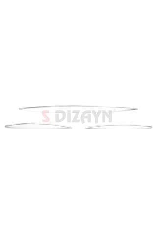 S-dizayn Vw Passat B9 Sw Krom Arka Tampon Çıtası 3 Prç. 2024 Üzeri A+ Kalite