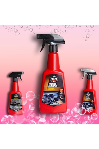 Gd24 Torpido & Plastik Yüzey Parlatıcı 500 Ml - Derin Temizlik Ve Kalıcı Parlaklık - Koruma Katmanı 500 Ml
