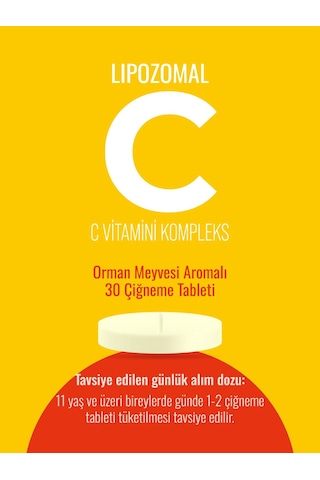 Dr. Gülzari C Vitamin Kompleks 30 Tablet
