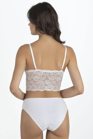 Fabony Bayan Dantelli Bralet Sütyen Külot Takımı 1310 Beyaz