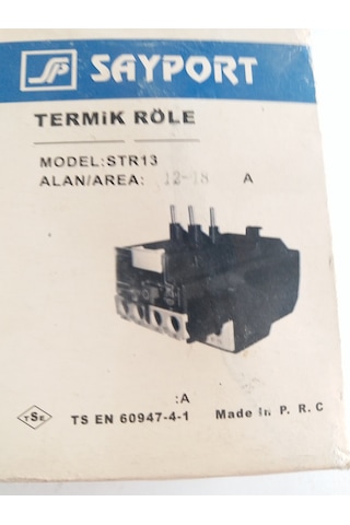 SAYPORT STR13 (12-18A) TERMİK ROLE