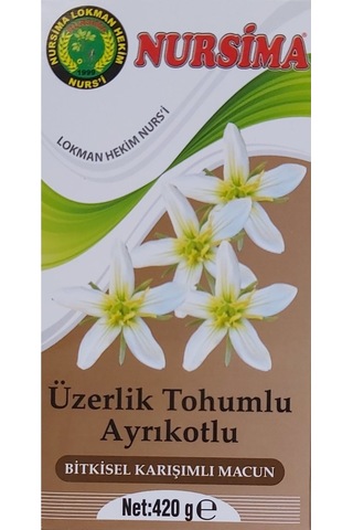 Nursima Üzerlik Tohumlu Ayrıkotlu Bitkisel Karışım Macun 420 G