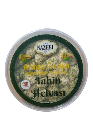 Nazhel Antep Fıstıklı Tahin Helvası 450 G
