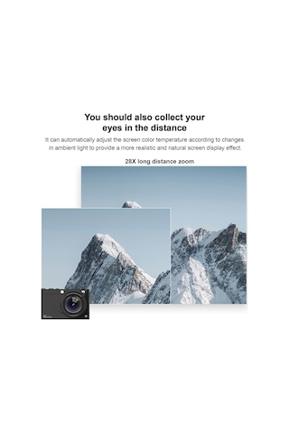 Springsun Taşınabilir 4k Ccd Wifi Dijital Kamera 64mp 2.83 İnç 28x Dijital Zoom 80 Filtre Efekti