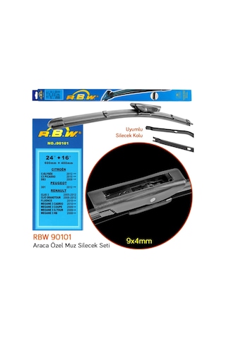 Rbw 90101 Renault Clio Grandtour 3 2008-2012 Ön Silecek Takımı