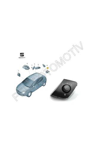 Seat İbiza 20092017 Ayna Ayar Düğmesi Katlanır 6j1959565d