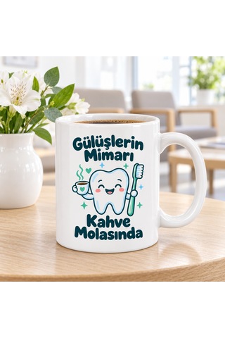 Storeşahin Gülüşlerin Mimarı Tasarımlı Porselen Kupa - Model 394 Shn0720 Çok Renkli