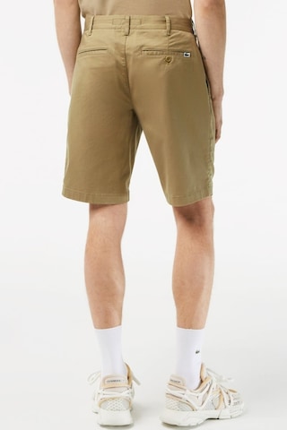 Lacoste Men's Slim Fit Organic Cotton Bermuda Shorts Erkek Dar Kesim Pamuk Bermuda Şort Bej