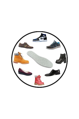 Hakiki Yün Keçe, Kışlık Krem Renkli Termal Tabanlık, 43-44 Numara