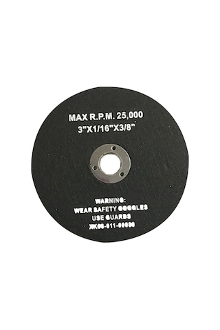 Geeksen 75mm Metal Kesme Diski, 3" Pnevmatik Makine İçin, Paslanmaz Çelik Ve Metal Kesim, 80m/s Hızlı Kesim, Çift Ağızlı Güçlü Konstrüksiyon