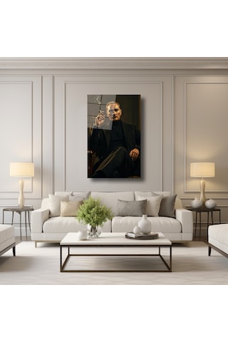 Mustafa Kemal Atatürk - Cam Tablo - Deg0294