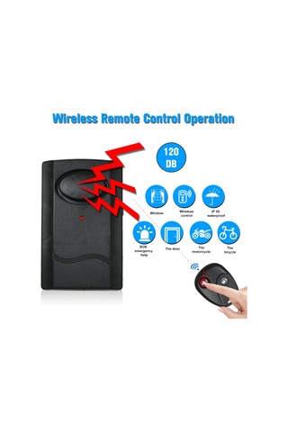 Padalink Kablosuz Kumandalı Titreşimli Alarm, Ev/işyeri/araç Güvenliği İçin 120db Ses, 20m Kumanda Mesafesi - Dlzd1 Modeli