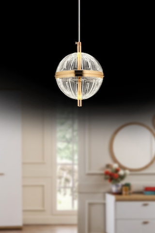 Orbital Tekli Gold Avize Gold