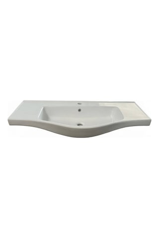 Bozvit 100 Cm Konsollu Lavabo Beyaz - 11100 Beyaz