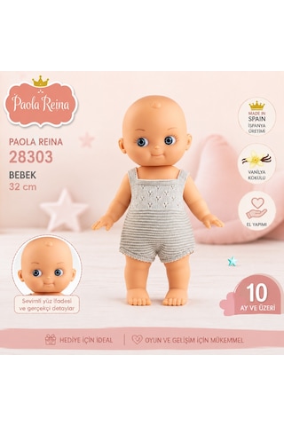 Paola Reina / Mini Panchas Pijama Gri Bebek 28 Cm