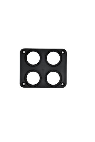Motoraid 4 Yuvarlak Delikli Pano Montaj Port Plastik Yuva Çakmak Usb Panel