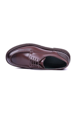 Shoetyle - Hakiki Deri Kahverengi Günlük Erkek Ayakkabı - 250-760-01-1556 Kahve Rengi