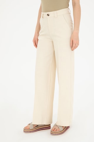U.s. Polo Assn. Kadın Ekru Pantolon Kanvas-chino 50281739-vr019 Ekru
