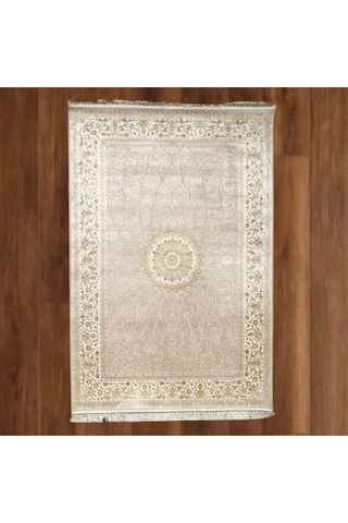 Sonsuz Döngü Motifli 160 X 230 Yün Halı Çok Renkli
