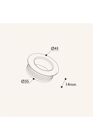 Gürçayhırdavat Gömme Kulp Çap 35Mm