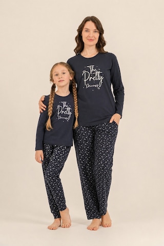 Arnetta The Pretty Princess Anne Kız Lacivert Uzun Kol Pijama Takım Ar3731-a-v1 Ar3731-a-v1