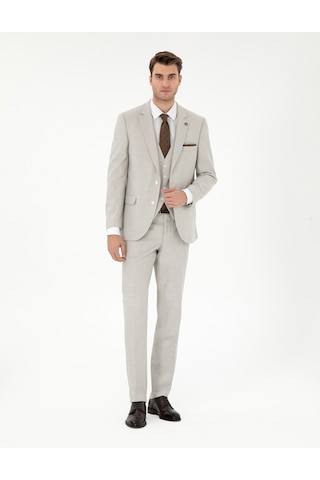 Pierre Cardin Erkek Bej Takım Elbise 50303602-vr011 Bej