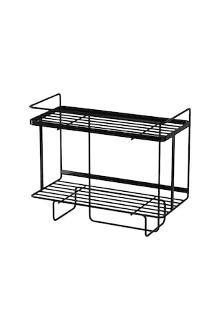 Suntek Magideal Tuvalet Rafı Üzerinde Raf Banyo Alanı 2-katlı-siyah Çok Renkli
