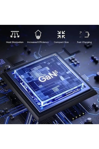 Motion003 155w 6 Portlu Masaüstü Şarj Cihazı Usb C 65w Ve Usb A 18w Hızlı Şarj Beyaz Avrupa Fişli Adaptör Dizüstü Bilgisayar İphone Uyumlu İçin