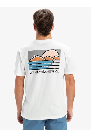 Quiksilver Evo Future Islands Ss Erkek T-shirt-29748 Beyaz