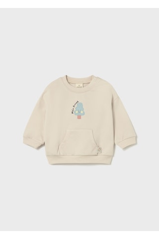 Mayoral Yenidoğan Bebek Sweatshirt Bej