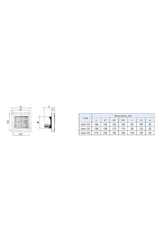 Blauberg Auto 100 Banyo Fanı
