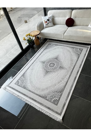 Elegance Halı Salon, Oturma, Yatak Odası Halısı Desen Kodu 90819-095 Beyaz-gri