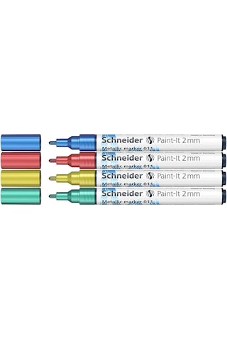 Schneider Metalik Marker 2 Mm 4'Lü Set 011