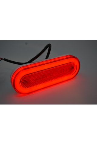 Dorse Karavan Neon Görünüm Led Sinyal İşaret Lamba Kırmızı 12v 24