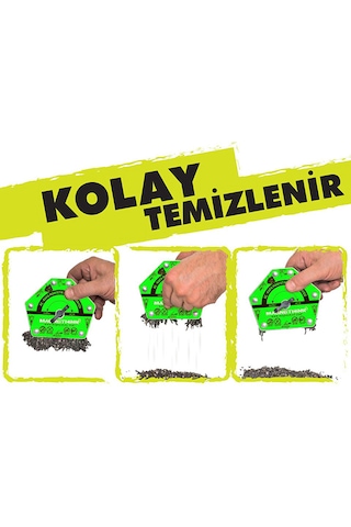 Magnethink Manyetik Kaynak Gönyesi Güçlü Mıknatıslı Aç Kapa Özellikli 6 Açılı Kolay Temizlenebilen Yeşil 1 Adet